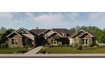 Arts & Crafts House Plan Front of House 019S-0008