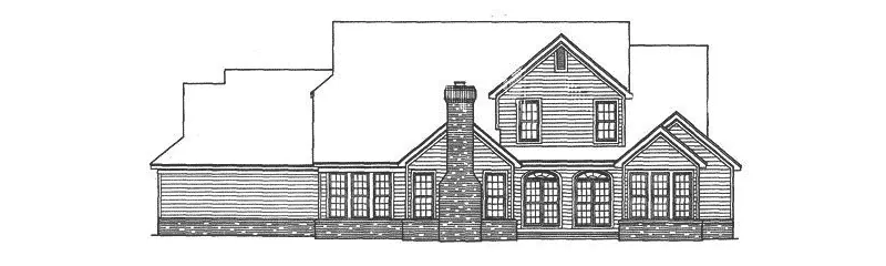 Luxury House Plan Rear Elevation - 019S-0010 - Shop House Plans and More