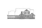 Farmhouse Plan Rear Elevation - 019S-0010 - Shop House Plans and More