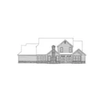 Country House Plan Rear Elevation - 019S-0010 - Shop House Plans and More