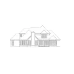 Luxury House Plan Rear Elevation - 019S-0011 - Shop House Plans and More