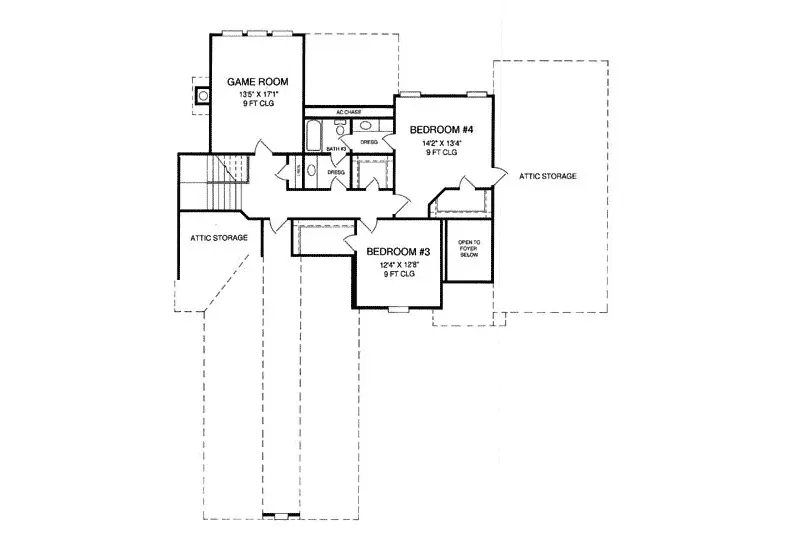 Cabin & Cottage House Plan Second Floor - Florentine Country French Home 019S-0014 | House Plans and More