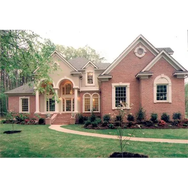 Luxury House Plan Front of Home - Poplar Oaks Luxury Home 019S-0020 | House Plans and More