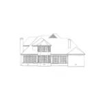 Luxury House Plan Rear Elevation - Poplar Oaks Luxury Home 019S-0020 | House Plans and More