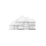 Traditional House Plan Rear Elevation - Serrant Traditional Home 019S-0024 | House Plans and More