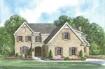 Country French House Plan Front of Home - 019S-0025 | House Plans and More