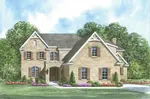 Luxury House Plan Front of Home - Wading River Craftsman Home 019S-0025 | House Plans and More