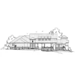 Farmhouse Plan Rear Elevation - Villa Bella Luxury Home 019S-0027 | House Plans and More