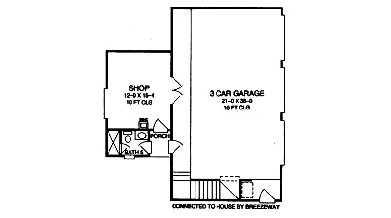 Luxury House Plan Garage Floor Plan - 019S-0033 | House Plans and More