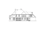 Traditional House Plan Rear Elevation - Ellendale Luxury Home 019S-0038 | House Plans and More