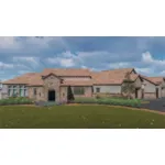 Southwestern House Plan Front of Home - 019S-0039 | House Plans and More