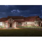 Southwestern House Plan Front Photo 02 - 019S-0039 | House Plans and More