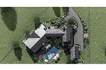 Modern House Plan Aerial View Photo 02 - 019S-0040 - Shop House Plans and More