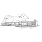 Rustic House Plan Rear Elevation - 019S-0043 - Shop House Plans and More