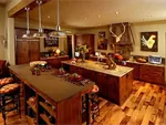 Luxury House Plan Kitchen Photo 01 - Leaning Oak Luxury Home 019S-0044 | House Plans and More