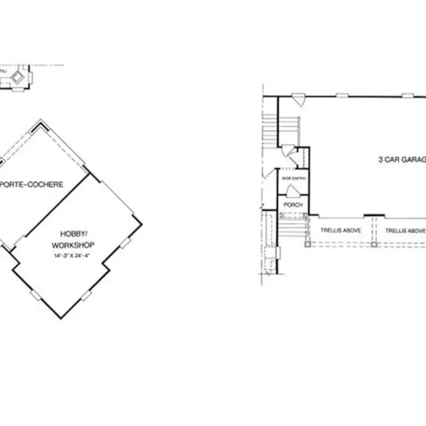 Luxury House Plan Garage Floor Plan - 019S-0059 | House Plans and More