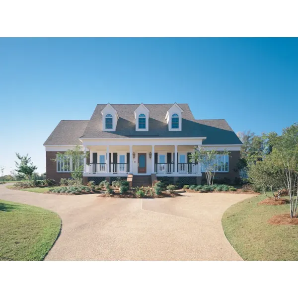 Southern Style Home With Grand Covered Front Porch