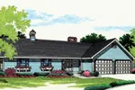 House Plan Front of Home 020D-0020