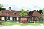 Bungalow House Plan Front of Home - Corning Traditional Home 020D-0029 - Search House Plans and More