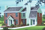 House Plan Front of Home 020D-0058
