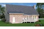Traditional House Plan Rear Photo 01 - Barling Traditional Ranch Home 020D-0079 - Search House Plans and More