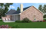 Traditional House Plan Rear Photo 01 - Mansfield Place Ranch Home 020D-0080 - Shop House Plans and More