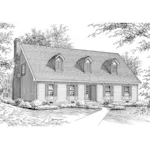 House Plan Front of Home 020D-0091