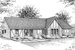 Tudor Style Ranch Home