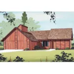 Tudor House Plan Front of Home - Washita Rustic Ranch Home 020D-0103 - Shop House Plans and More