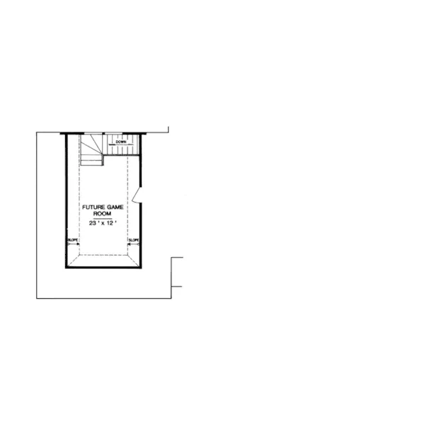 Southern House Plan Second Floor - Crystal Springs Ranch Home 020D-0105 - Search House Plans and More