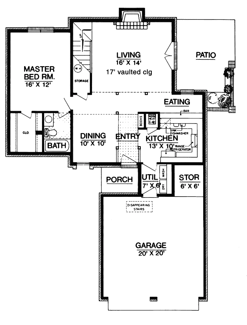 Traditional House Plan First Floor - Hughes Traditional Modern Home 020D-0110 - Search House Plans and More