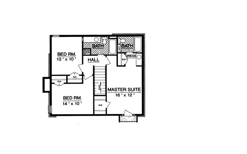 Cabin & Cottage House Plan Second Floor - Clarendon Ridge Rustic Home 020D-0120 - Search House Plans and More