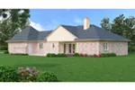 Traditional House Plan Rear Photo 01 - Bryant Manor European Home 020D-0121 - Search House Plans and More