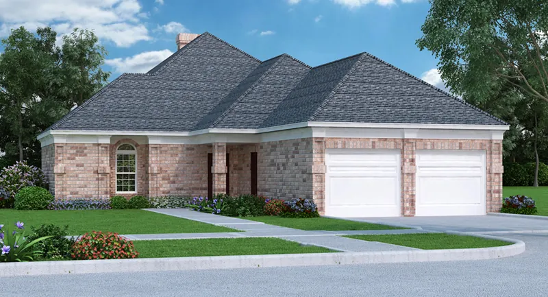 Bungalow House Plan Front of Home - Portsmouth Crest Ranch Home 020D-0186 - Shop House Plans and More