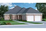 Tudor House Plan Front of Home - Portsmouth Crest Ranch Home 020D-0186 - Shop House Plans and More