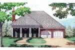 Ranch House Plan Front Image - Wendel Southern Ranch Home 020D-0195 - Shop House Plans and More