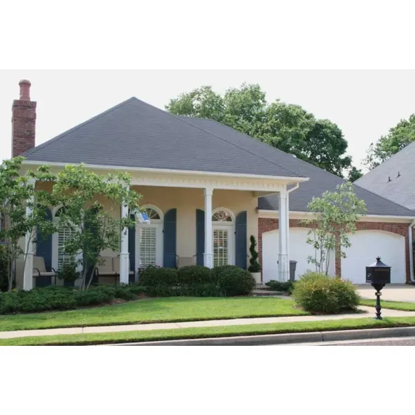 Beautiful Shutters Decorate Tall Windows