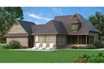 Shingle House Plan Rear Photo 02 - Beckworth Craftsman Home 020D-0196 - Search House Plans and More