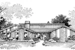 House Plan Front of Home 020D-0201