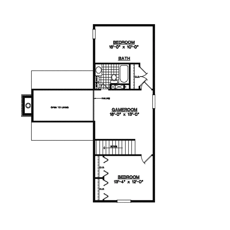 Farmhouse Plan Second Floor - Berry Creek Country Farmhouse 020D-0204 - Search House Plans and More