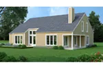 Contemporary House Plan Rear Photo 01 - Strawberryhill Modern Home 020D-0206 - Shop House Plans and More