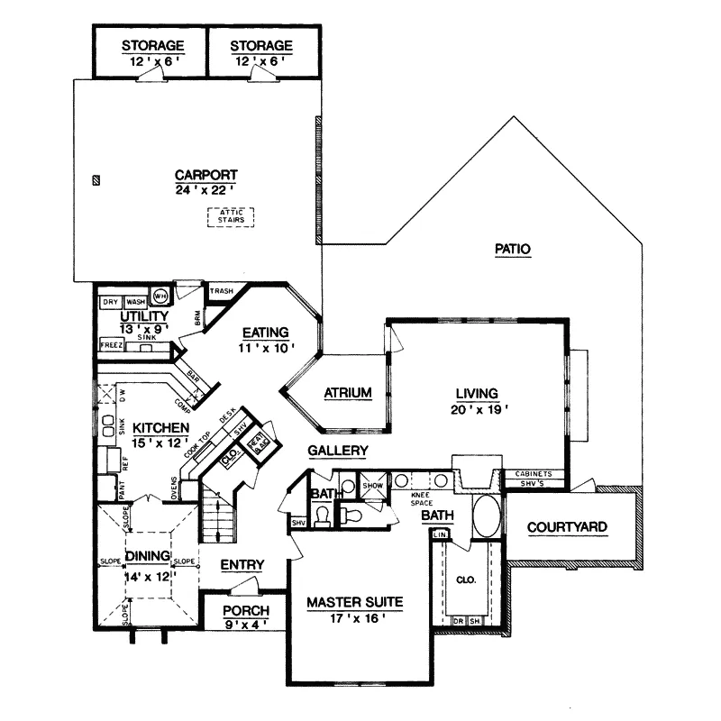 Traditional House Plan First Floor - Delevan Place European Home 020D-0223 - Search House Plans and More