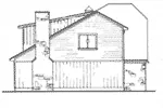 Country House Plan Left Elevation - Paxton Country Farmhouse 020D-0230 - Shop House Plans and More