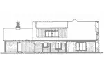 Traditional House Plan Rear Elevation - Paxton Country Farmhouse 020D-0230 - Shop House Plans and More