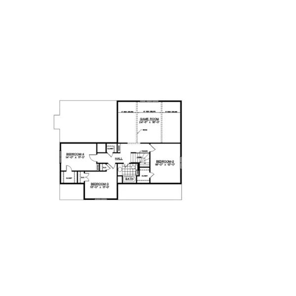 Craftsman House Plan Second Floor - Carnelian Bay Neoclassical Home 020D-0232 - Search House Plans and More