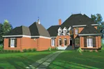 All Brick European Two-Story With Uncommon Style