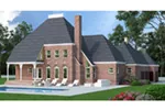 Traditional House Plan Rear Photo 01 - Van Courtland European Home 020D-0235 - Shop House Plans and More