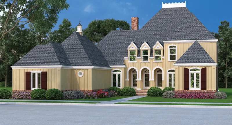 Classy European Two-Story With Great Curb Appeal