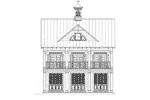 Plantation House Plan Front Elevation - Pelican Beach Waterfront Home 020D-0249 - Shop House Plans and More