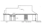 Vacation House Plan Right Elevation - Carlotta Place Ranch Cabin Home 020D-0251 - Search House Plans and More
